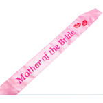 Flashing Mother Of The Bride Sash (Pink)